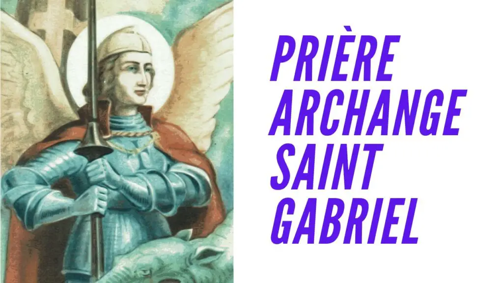Prière St Gabriel