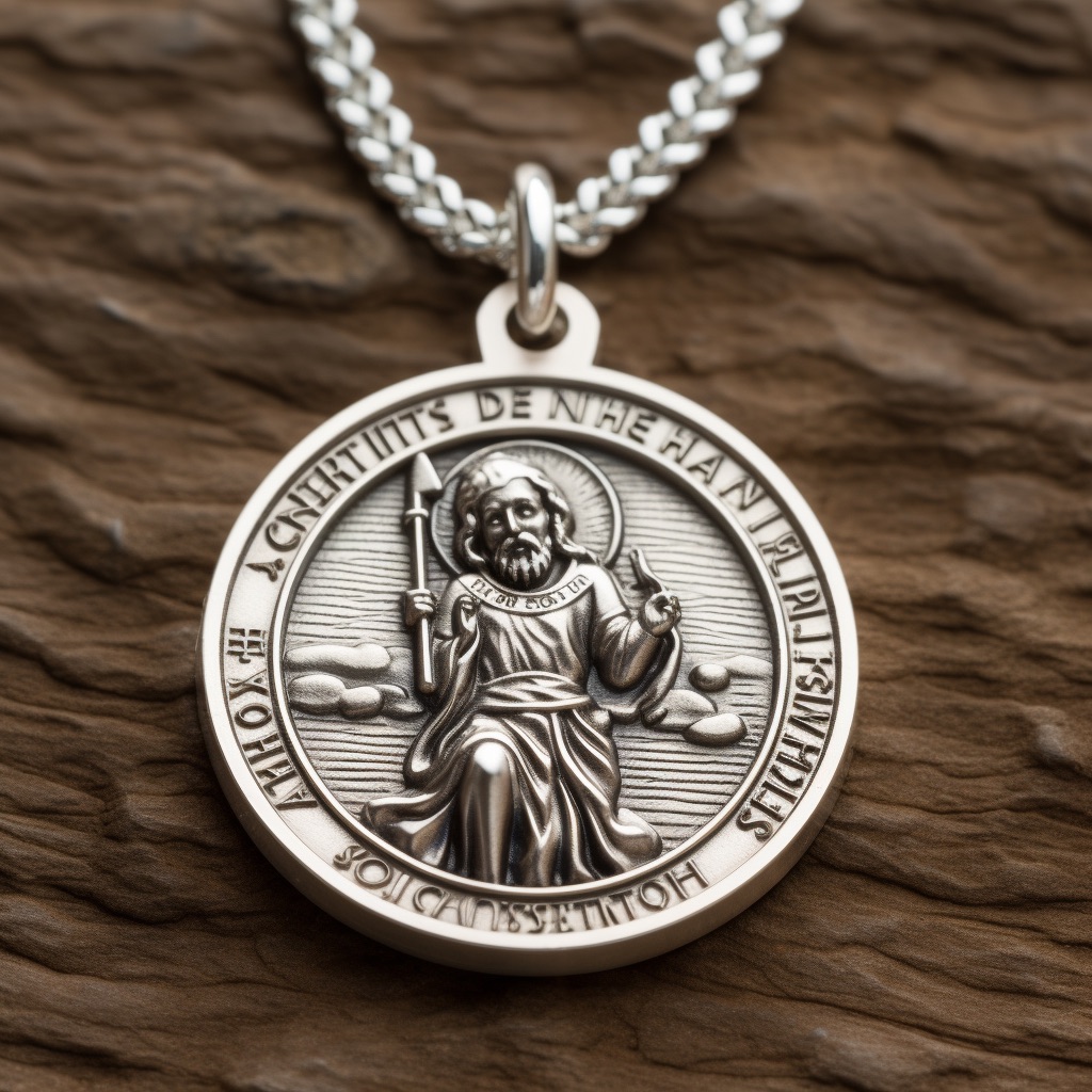 Médaille Saint Michel argent