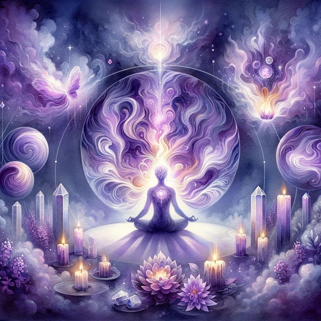 Méditation Flamme Violette : purification et transmutation des énergies